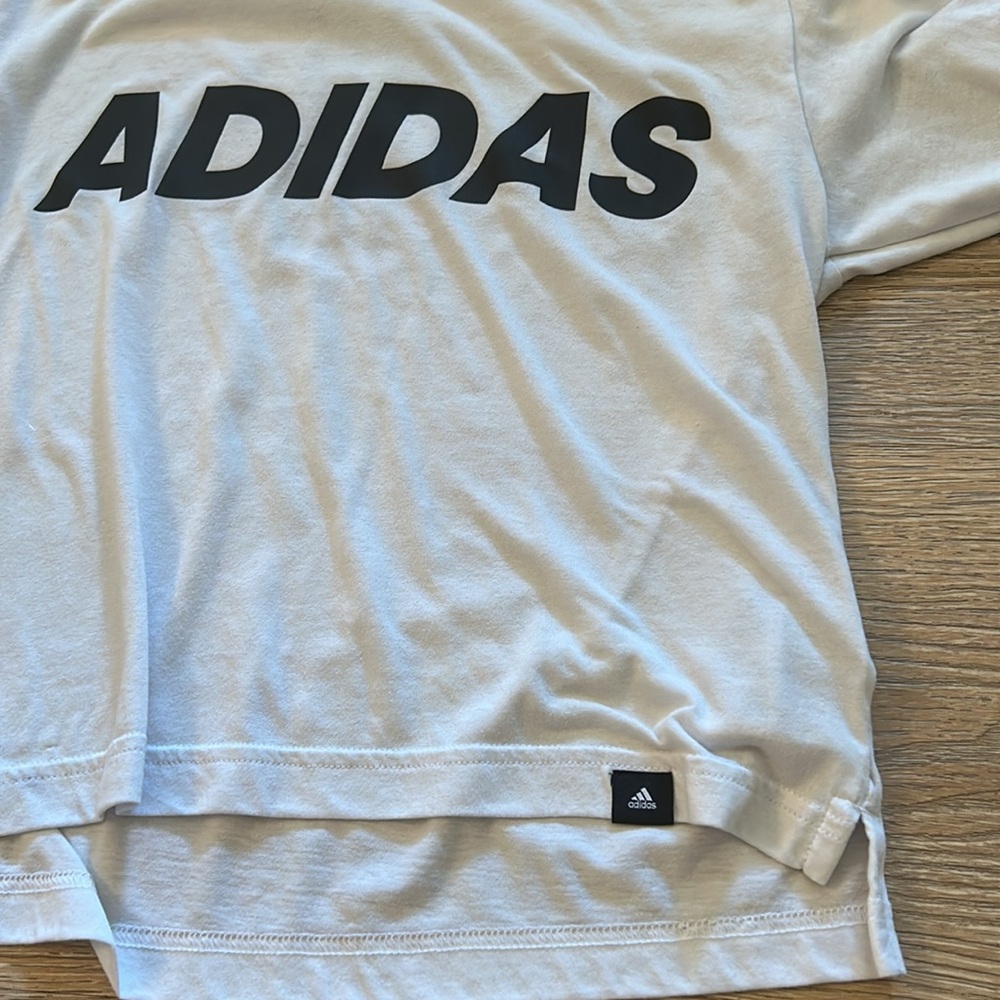 SOLD. Not available. Adidas Bundle / Black and White T-Shirts with Pink Leggings - Picture 4 of 4